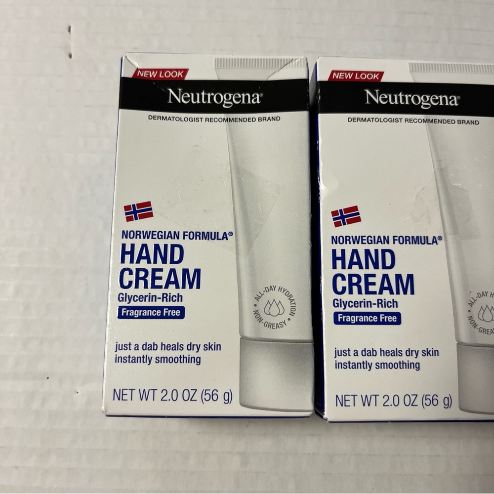 3 Neutrogena Norwegian Formula Moisturizing Dry Hand Cream Fragrance Free 2 Oz - Picture 2 of 8